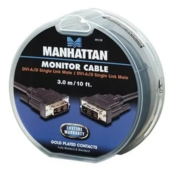 Καλώδιο DVI-I Manhattan Single Link Monitor M/M 3.0m Cake Box