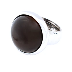 Γυναικείο Δαχτυλίδι Viceroy 1012A000-44 (16) από Ασήμι Silver, Black