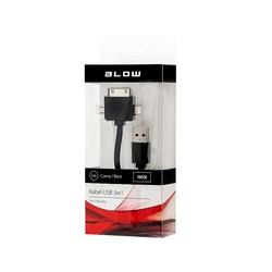 Καλώδιο USB Blow - iPhone 8 / iPhone 4 / microUSB 1m