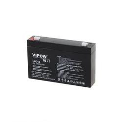 Μπαταρία Μολύβδου Vipow GEL 6V 7Ah 151x34x94(101) mm