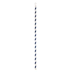ΚΟΝΤΑΡΙ ΜΕ ΣΤΑΥΡΟ ΑΣΠΡΟ/ΜΠΛΕ 200cm x φ 3,5cm (ΜΠΛΕ ή ΑΣΠΡΟΣ Ο ΣΤΑΥΡΟΣ)