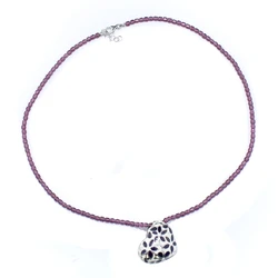 Γυναικείο Κολιέ Viceroy 1051C000-97 (45cm) από Ασήμι Silver, Purple