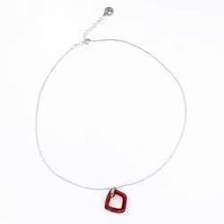 Γυναικείο Κολιέ Viceroy 1054C000-24 (45cm) από Ασήμι Silver, Red