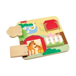 Fisher Price  Wooden Farm Animals Board (JCY33)