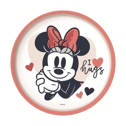Παιδικό Πιάτο Stor Disney: Minnie Mouse Heart Full Non Slip Bicolor Premium (10793)