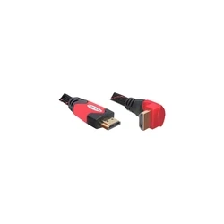 DeLock 82686 HDMI 2.0 Premium High Speed 4K 60Hz HDR Angle (90°) Cable HDMI male - HDMI male 2m Black