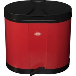 Wesco Plastic Trash Bin Red 45x36x45 cm Model 112747
