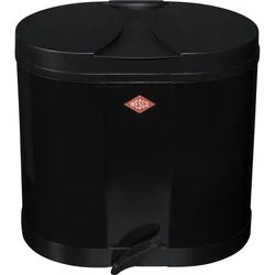 Wesco Plastic Waste Bin 30L Black 36x36x45 cm (Model 112748)