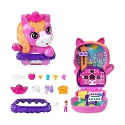 Κούκλα Mattel Polly Pocket Tiny Worlds Pony Rodeo Playset (JCR39)