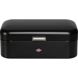 Wesco Metal Bread Bin Black 42x22x17 cm