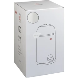 Wesco Plastic Waste Bin White 112765
