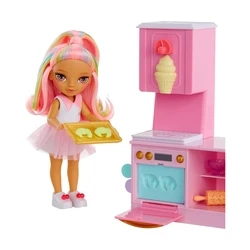 Κούκλα MGA Ra&B1516B1547inbow High Littles Dessert Shop with Kandy Doll Playset! (522058)