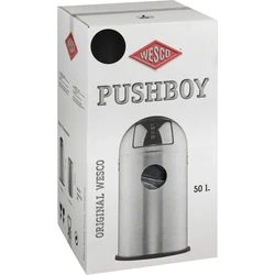 Wesco Plastic Trash Bin Black 50L (Model 112795, SKU 106152)