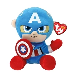 Μπρελόκ AS Beanie Babies Marvel: Captain America - Plush 15cm (1607-44002)