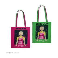 Παιδική Τσάντα Cinereplicas TV Series Netflix Squid Game Red Light, Green Light Polyester Tote Bag (CR2344)