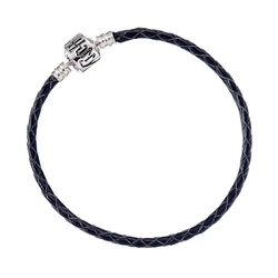 Bracelets The Carat Shop Ltd Harry Potter Leather Charm Bracelet 19cm Black HP0029-19