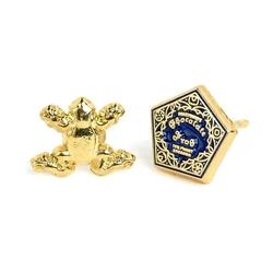 Harry Potter Stud Earrings The Carat Shop Ltd Chocolate Frog and Box