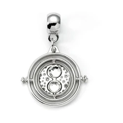 The Carat Shop Ltd Χάρτιν Πότερ Κρεμαστό Ασημί Slider Charm Time Turner