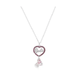Κολιέ Carat Shop Barbie - Crystal Heart and Roller Skate Necklace (BMN00004)