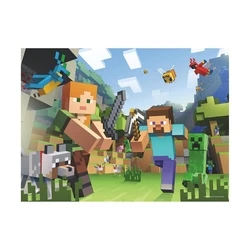 Ravensburger Puzzle Minecraft Steve and Alex 100 XXL Τεμάχια