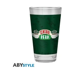 Abysse Friends - Central Perk Ποτήρι Νερού Γυάλινο Πράσινο 400ml
