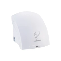 Στεγνωτήρας χεριών πλαστκός ABS 1800W 8609 TELCO Λευκός