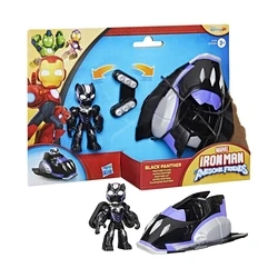 Hasbro Marvel Iron Man And His Awesome Friends Black Panther Panther Plane Vehicle
