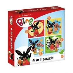 Παζλ Bambolino Toys: Bing - 4 In 1 Puzzle (BT19091)