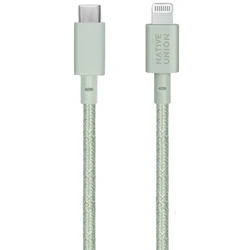 Καλώδιο USB Native Union Belt USB-C to Lightning 1,2m Sage