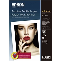Φωτογραφικό Χαρτί Epson Archival Matte Paper A3, 50 Sheet, 189 g S 041344