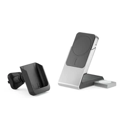 Βάση Powerbank Alogic Matrix+ Wireless 3-in-1 MagSafe + Vent Mount