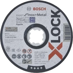 Δίσκος Κοπής Bosch X-LOCK INOX 125x1mm