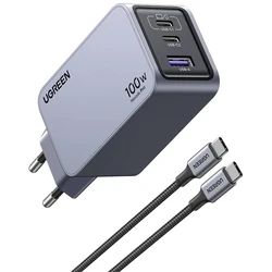 Φορτιστής Πρίζας Ugreen Nexode Pro 100W GaN with USB-C Cable
