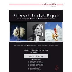 Φωτογραφικό Χαρτί Hahnemuhle Digital FineArt A4 Testpack glossy