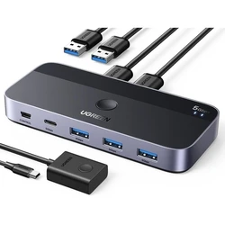 USB Hub Ugreen USB 3.0 Sharing Switch 2 In 4 Out