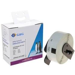 Ταινία Ετικετογράφου G&G 29mm x 90mm sw-ws Συμβατή Brother DK-11201