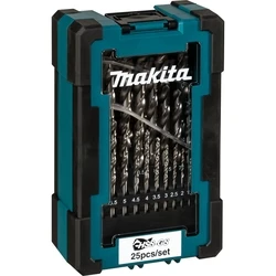 Τρυπάνια Makita D-78368 Metallbohrer-Set HSS-GS 25-tlg.