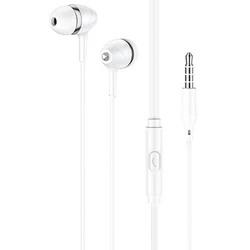 Handsfree Ακουστικά Lamtech FASHIONABLE 3,5mm EARPHONES WHITE