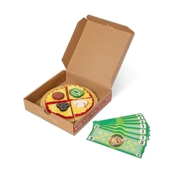 Pretend Play Melissa Doug Wooden Top Bake Pizza Counter Playset
