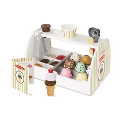 Pretend Play Wood Scoop and Serve Ice Cream Counter Melissa & Doug