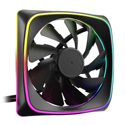 Case Fan 12cm Sharkoon 120*120*25 SHARK Lights PWM RGB Black