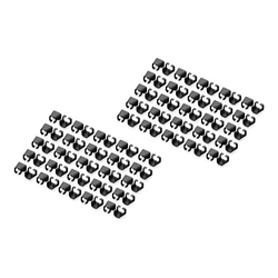 Clips Καλωδίων Digitus Farbclips for RJ45 100 pieces Black