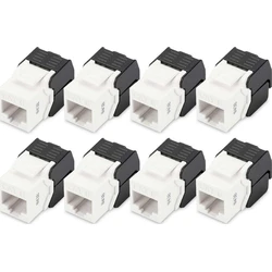Keystone Digitus Jack Cat6/RJ45->LSA unshielded 250MHz 8pcs