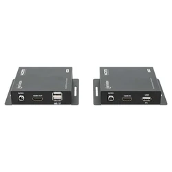 KVM Extender Manhattan 1080p HDMI KVM over IP Set 1 up to to 120m