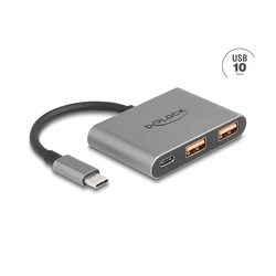 USB Hub Delock 3 Port 10 Gbps with USB Type-C to 1 x USB TypC