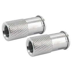 Βύσμα Schwaiger screw-on plug 7.0mm set of 2 FQuick silver
