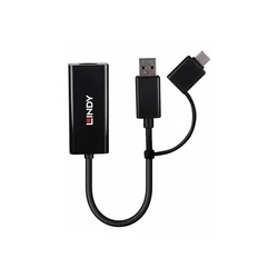 Αντάπτορας USB Lindy 3.2 Gen 1 Gigabit Ethernet Converter