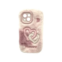 Θήκη Κινητού Realpower Flauschi 2,fluffy,weiss/rosa 15