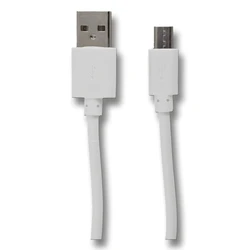 Καλώδιο USB 2GO charging/Data USB-A - Micro-USB 1m Nylon White
