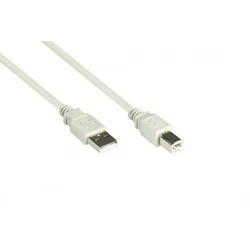 Καλώδιο USB Goodconnections USB2.0 A-B Gray 0,25m